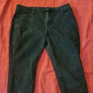 Old Navy High Straight Black Pants Size 18